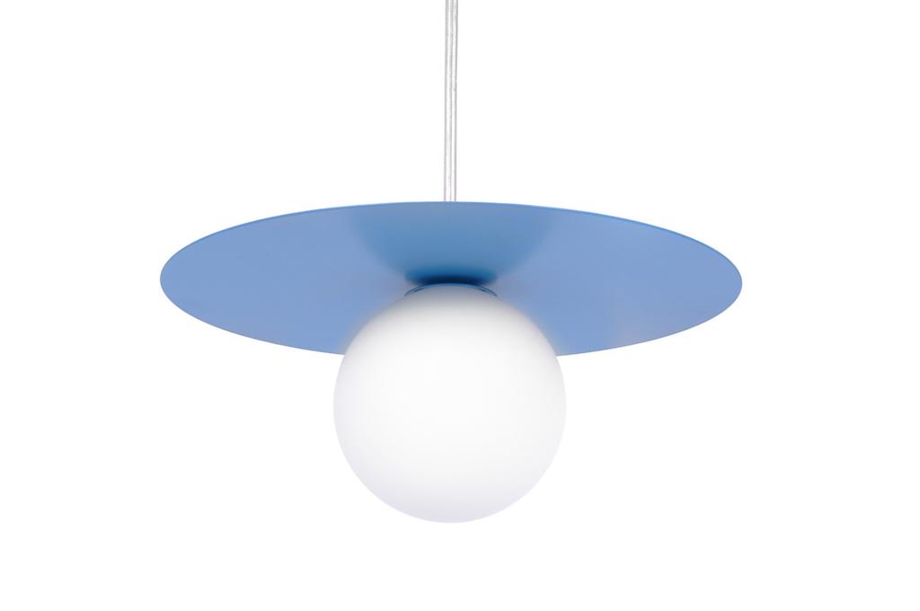 Hanging Lamp With Blue Shade Ø25Cm Robin 1Xg9 10W K-5446 Kaja