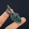 Malachite Pendant, 999 Copper Wire Wrapped Pendant Jewelry. Gift For Women Handmade Pendant Gemstone Jewelry