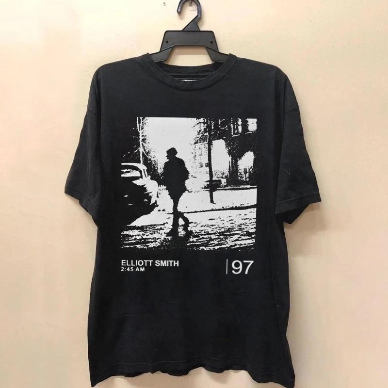 Elliott Smith 245 AM EitherOr 1997 Vintage TShirt Elliott Smith Indie Rock Indie Folk 90s Tee S