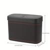1pc Universal Car Trash Can, Vehicle Trash Bin, Car Seat Back & Door Hanging Storage Box, Multi-Functional Car Accessories, Lidded Car Trash Can, ABS