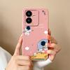 Cases For Vivo Y22 Y22S Flower Liquid Silicone Camera Lens Protection Phone Back Cover For VivoY22 Vivo Y 22 Y22 S Coque Bumper
