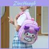 Kuromi Cartoon Kindergarten Backpack For Kids With Lightweight Oxford Fabric And Double Shoulder Straps
