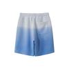 Li Ning Sports Basketball Series Logo Embroidered Loose Gradient Drawstring Shorts Men Shorts Blue AKSR723-2