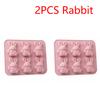 Silicone Easter Casting Moulds Soft Elasticity Silicone Easter Plaster Mould 6 Cavities for Handmade Wax Soap Craft Home Decor