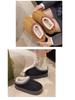 2024 Women's Fleece-Lined Cotton Shoes: Thick-Soled, Comfortable, Home & Outdoor Winter Footwear