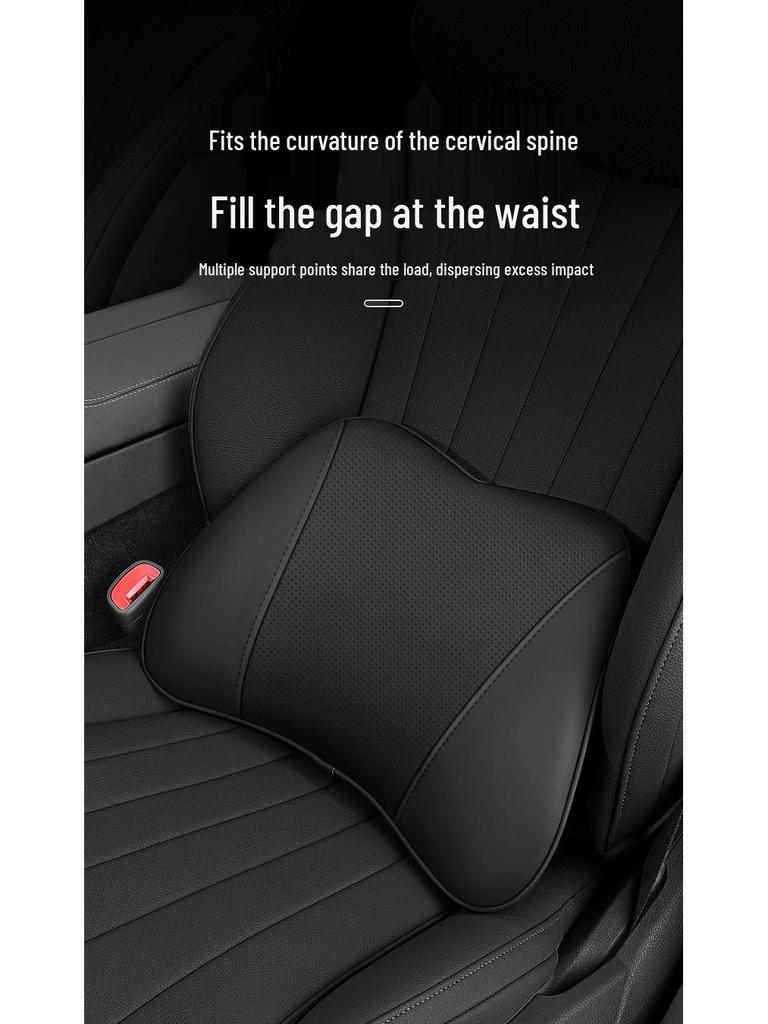 Fits Land Rover Defender, Range Rover Evoque, Discovery Sport & Velar: Lumbar Support Headrest Cushion.