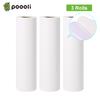 Poooli 110 * 30 mm hvit termisk papirrull Utskrivbart klistremerkepapir BPAFree