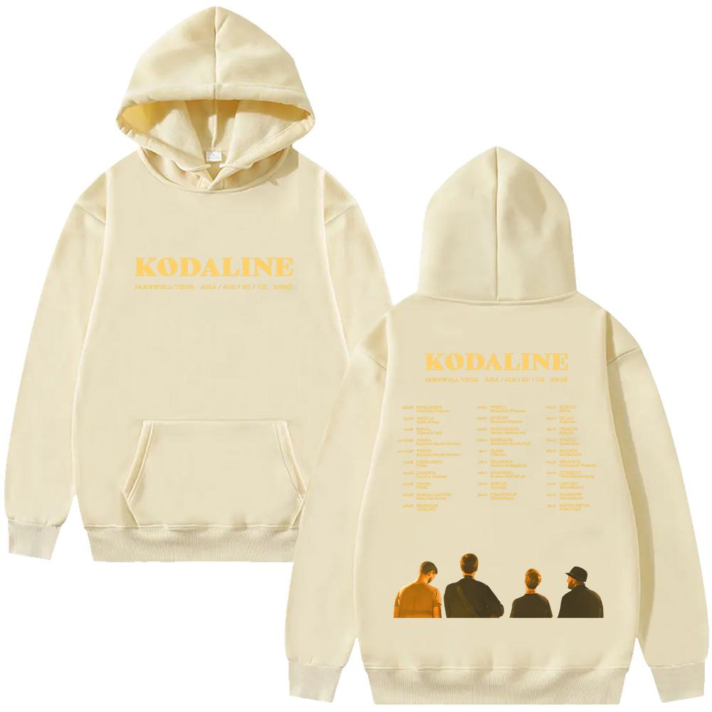 Kodaline Band Farewell Tour 2026 Felpe Manica Lunga Moda Pullover Donna Uomo High Street Estetica Felpe Abbigliamento