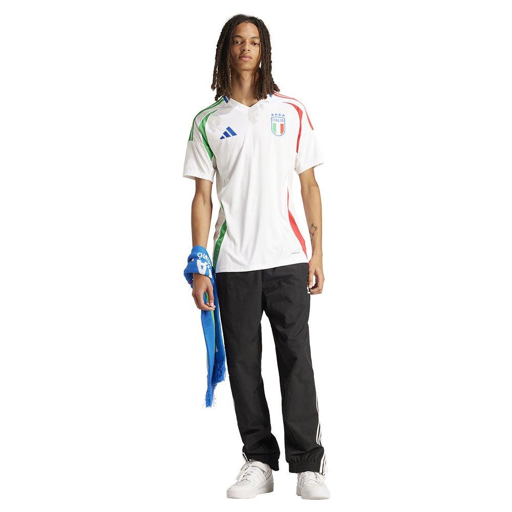 Adidas Italy 24 Away Soccer Training Jersey 100% recycled polyester White
