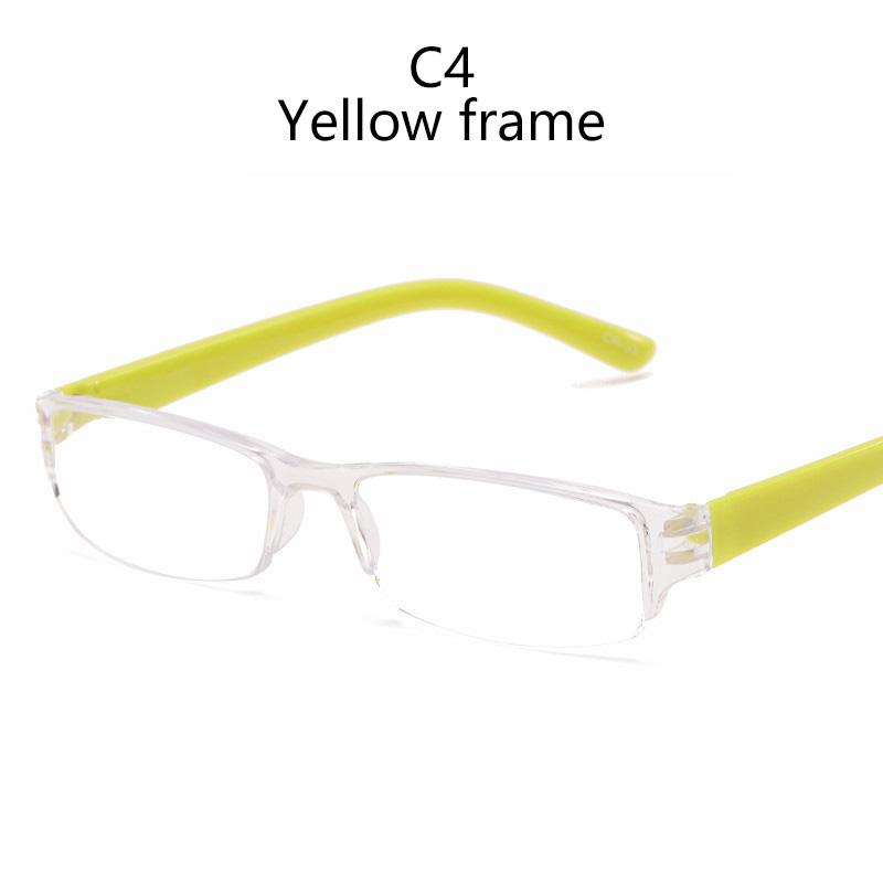 

Simple Small Square Rectangle Reading Glasses Color Enhanced Fall Resistant Durable Connected Piece Presbyopia Glasses Women Men +1.0