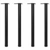 4 Height-adjustable Table Legs 870 Mm