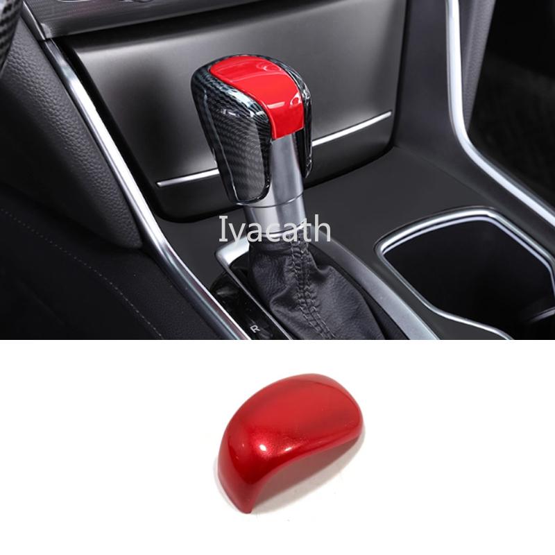 For Honda Civic 11Th Gen Red Car Interior Accessories Dash Board Trim trument Panel Dashboard Cover Strips Frame gear shift knob A