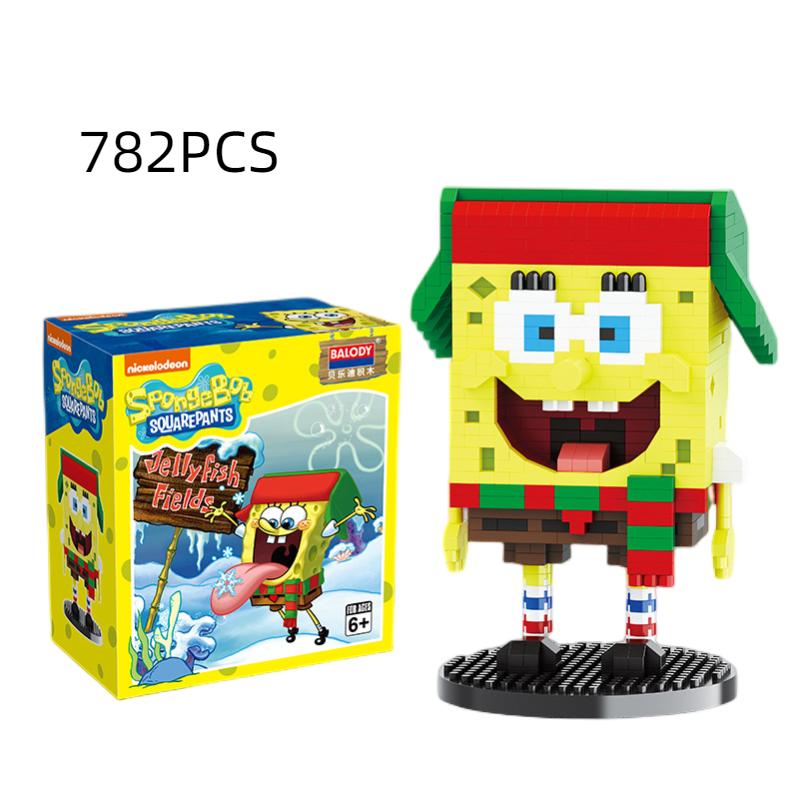 

Патрик Губка Боб Квадратные Штаны Звезда Бриллиантовые Строительные Блоки Детский Пазл Сделай Сам Игрушки Army Cap