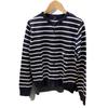 Japanese-Style Women's Spring Modal Cotton Striped Cardigan, Long Sleeve, Round Neck, Machine Washable