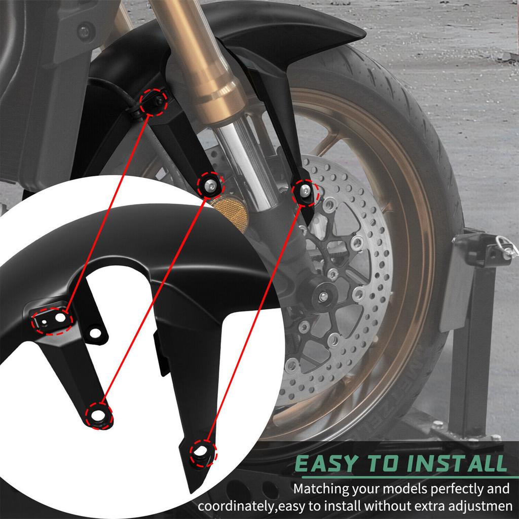 Motorcycle Splash Guard Accessories Front Wheel Hugger Fender Mudguard Mud For Honda CB650R CBR650R CB CBR 650R 2019-2022