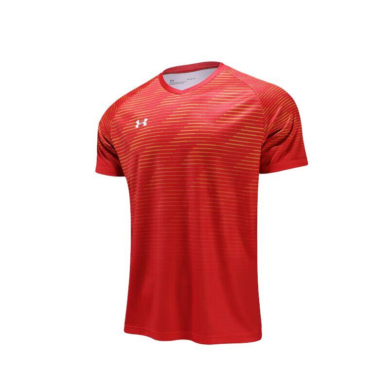 Under Armour Breathable Quick-Dry Raglan Sleeve Short Sleeve T-Shirt Men Tops Red 25500519-600