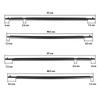 4Pcs Car Side Window Glass Seal Auto Side Door Weatherstrip Rainproof Weather Strip For Toyota RAV4 2006-2008