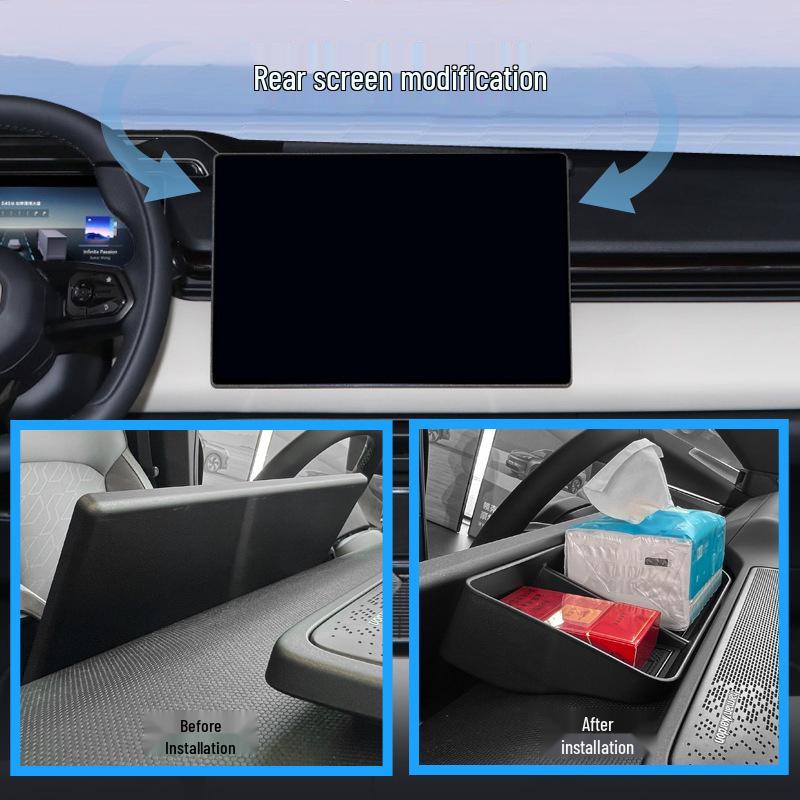 Lynk&Co 08 Control Screen Organizer: Car Storage Box for Models 23-25