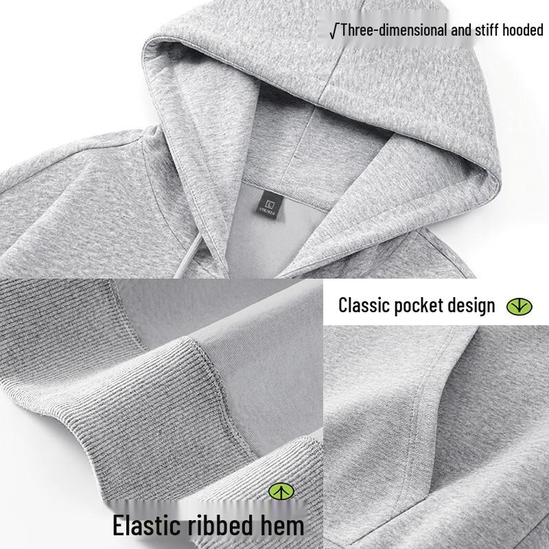 Baleno Men's Autumn Casual Full-Zip Sweatshirt