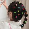 174----50pcs Minimalist Solid Hair Claw Mini Cute  Clip Cartoon Headwear Non Slip Hair Styling Accessories