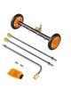 16" Pressure Washer Undercarriage Cleaner, Stainless Steel Surface Cleaner for Pressure Washer, 4000 Max PSI, Angle Adjustment Gear