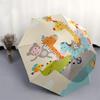 1pc Noah's Ark Animals Umbrella with Plastic Handle,Suitable for All Seasons Home Travel Outdoor UmbrellaDD335