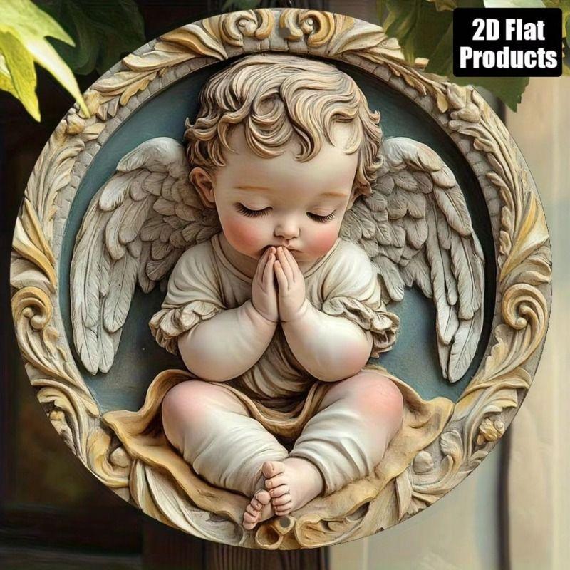 Decorative Metal Wall Art Sign 20x20 Cm Tin Painting