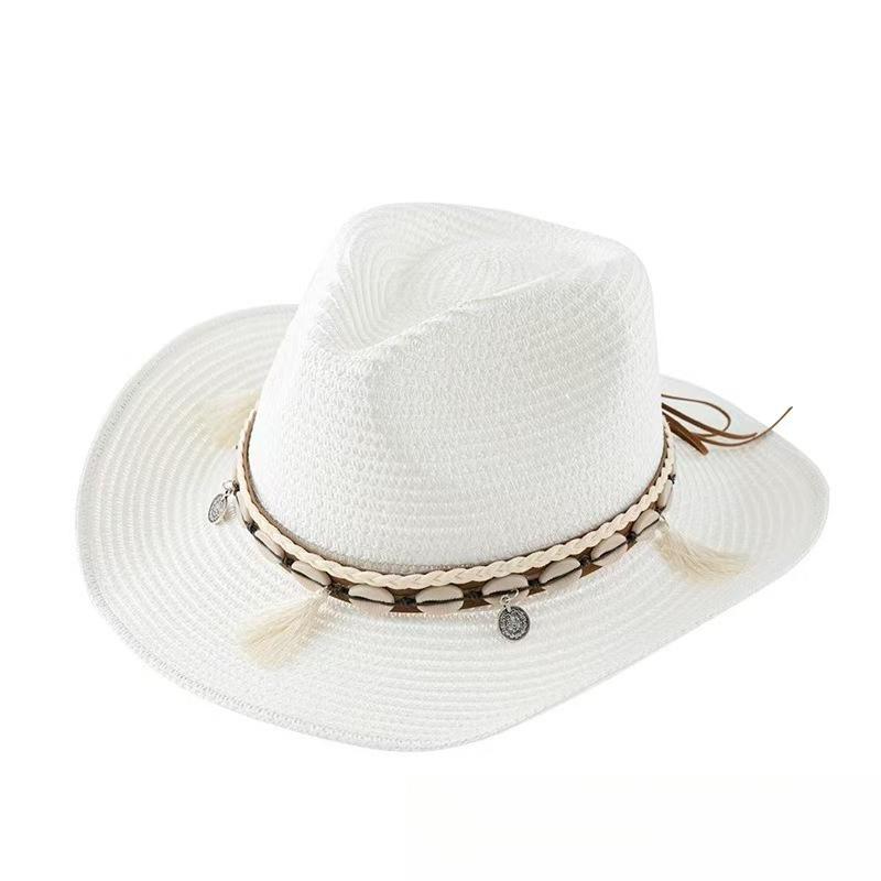 1pc Summer Beach Hats for Women,Sun Hat Minority Style Bohemia Outdoor Wide Brim Sun Hats Holiday Beach Breathable Visor Caps