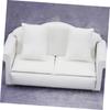 Mini-Sofas, Puppenhaus-Sofa, Miniaturmöbel, weißes Dekor, Fotografie-Requisiten, Couch-Modell für Mini-Sofa-Möbel, Mini-Möbel, Mini-Sofa-Holz-Set
