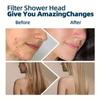 Adjustable Nozzle Shower Head Filter Reduce Skin Dryness Hard Water Filter  Water Purification
