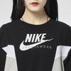 Nike Felpa Girocollo Sportiva Casual da Donna Felpa Nera CZ8599-010