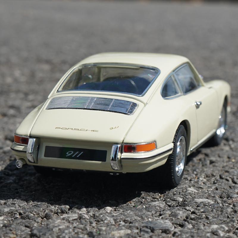 WELLY 1/24 1964 Porsche 911 Alloy Classic Sports Car Model Diecasts Metal Vehicles Car Model Simulation Collection Kids Toy Gift