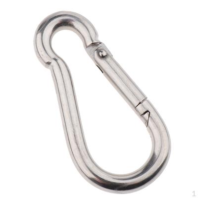 304 Stainless Steel Keychain Clip Carabiner for Kayak Leash Fishing