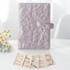 with Snap Button Necklace Binder Storage Book Velvet Interior Storage Bag  For Women