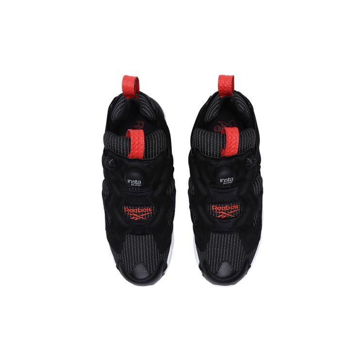 Reebok Instapump Fury Valentines Day Fashion Fabric Low Top Casual Running Shoes Unisex sneaker Black White DV4590