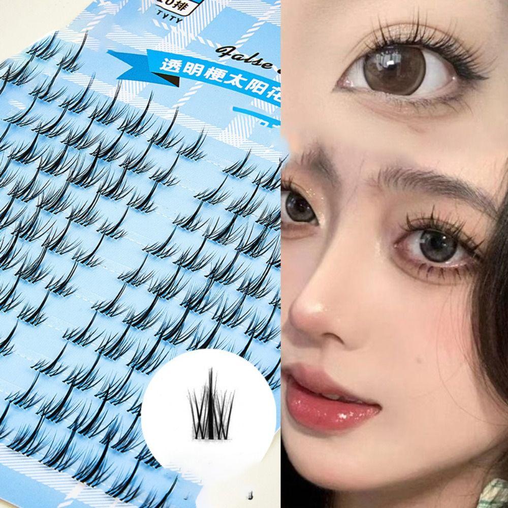 

Натуральные Подсолнухи Накладные Ресницы Кластеры Manga Lashes Ленивые Трилогии Накладные Ресницы Девушка