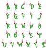 1pc 26 Letter Chrismas Ornament Window Decor Realistic Acrylic Alphabets