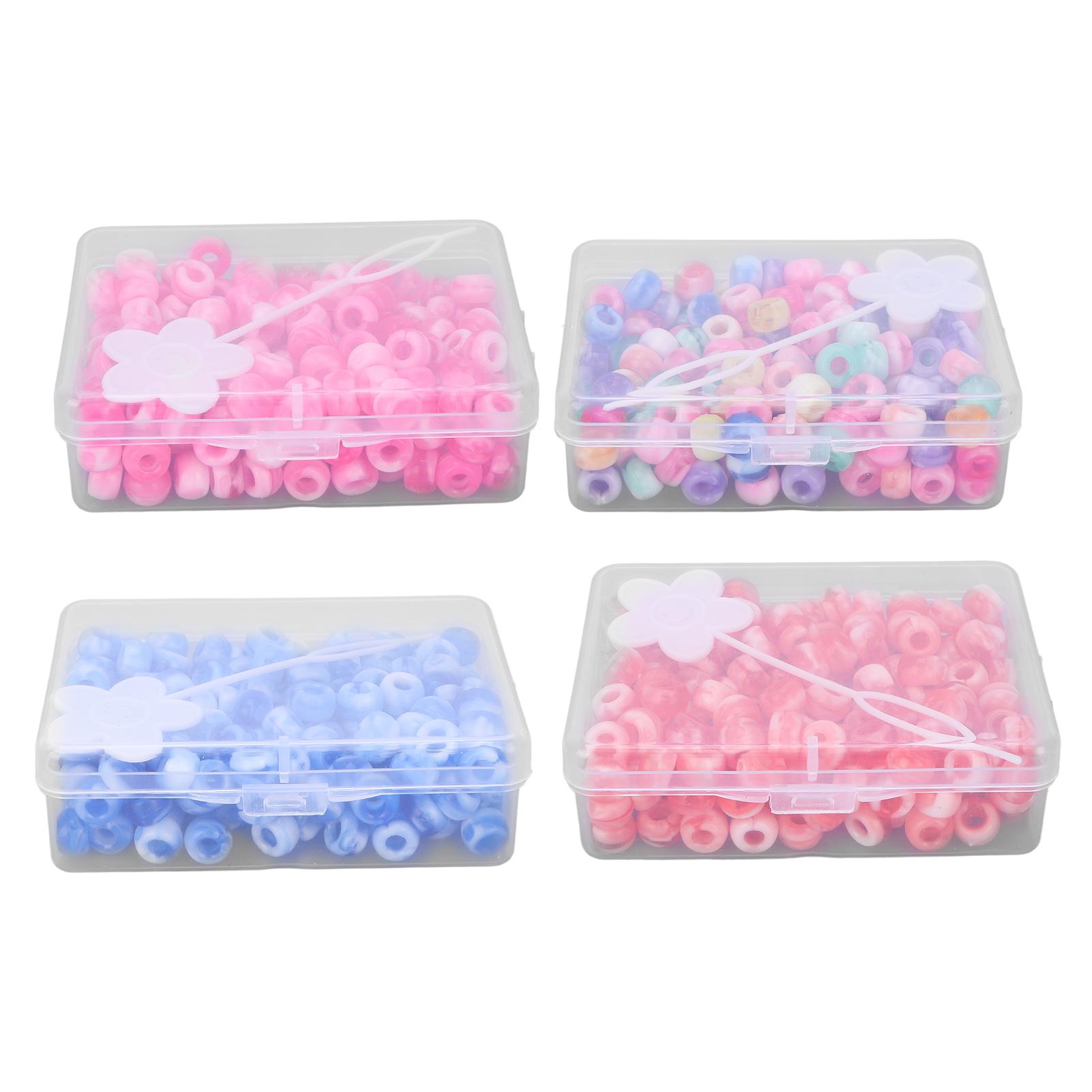 Набор бусин Pony для изготовления украшений в конфетных цветах — фото 5