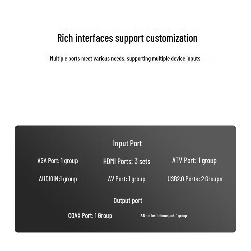 D&Q Commercial Non-Smart 4K/HD Display (CN Version)