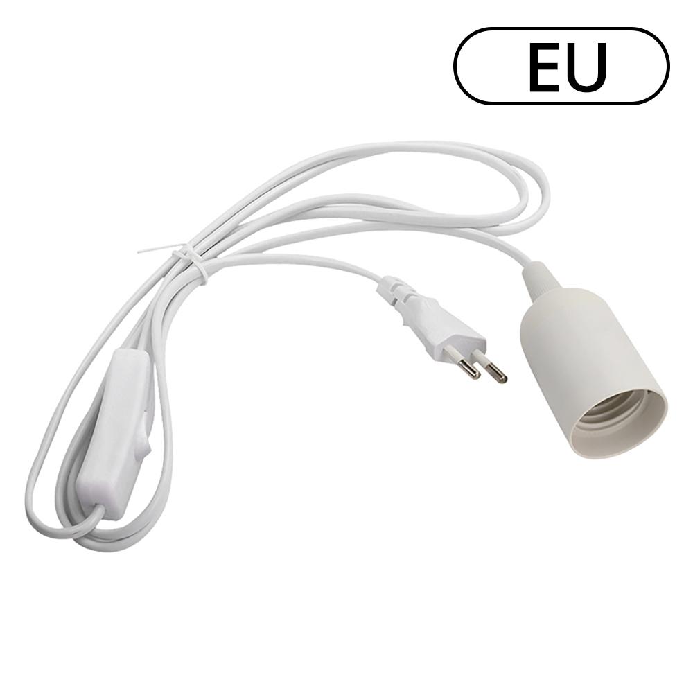 

AC 220V 50/60HZ 303 Выключатель Провод Вилка Патрон E27 с винтовой резьбой для светодиодной лампы Розетка Медный проводник с низким сопротивлением с кабелем 1,8 м E27