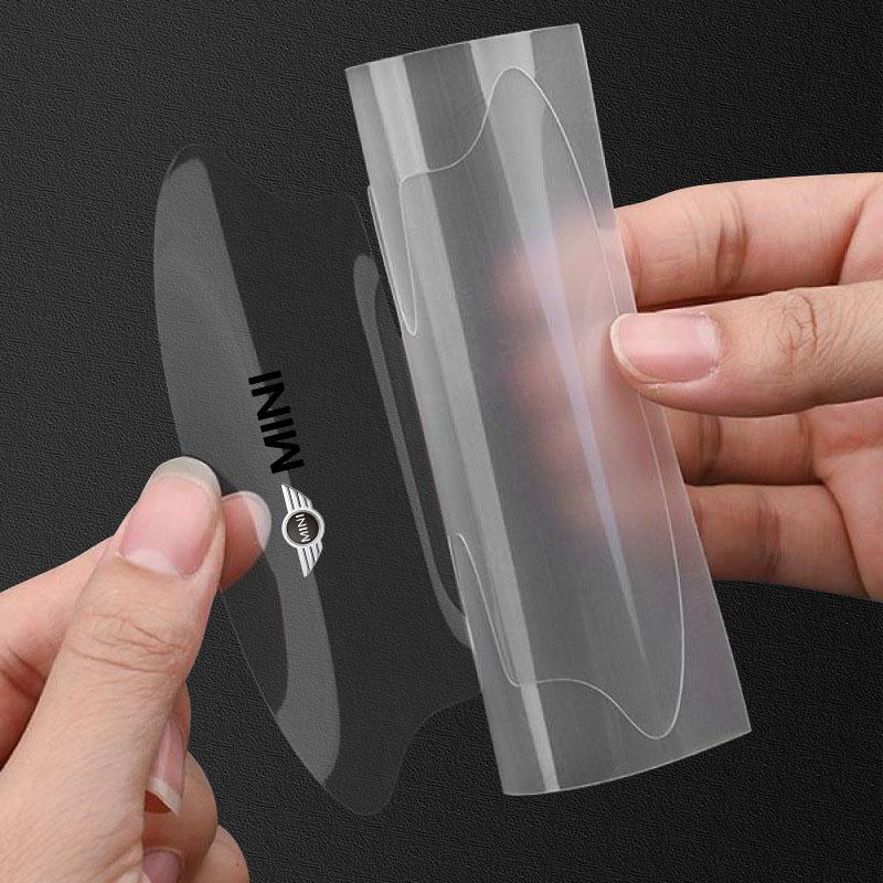 8Pcs Transparent Car Door Handle Bowl Anti Scratch Protective Sticker For Tesla Model 3 Model X S 2016-2020 Decals TM3 TMX TMS Decal