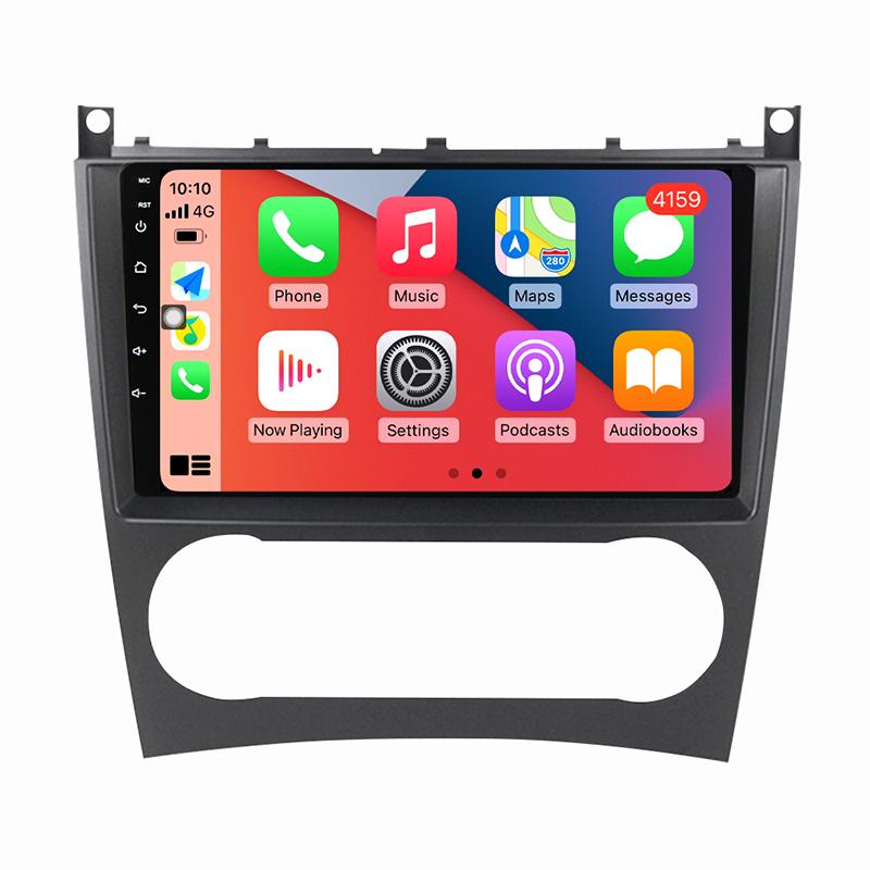 9 Inch Android Car Radio Fascia For BENZ C-CLASS W203 CL203 W209 W463 2004-2007  MP5 Player Panel Frame 2din Head Stereo