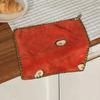 Absorbent Hand Towel with Fruit Embroidery Super Soft Hangable Quick Dry Bathroom Kitchen
