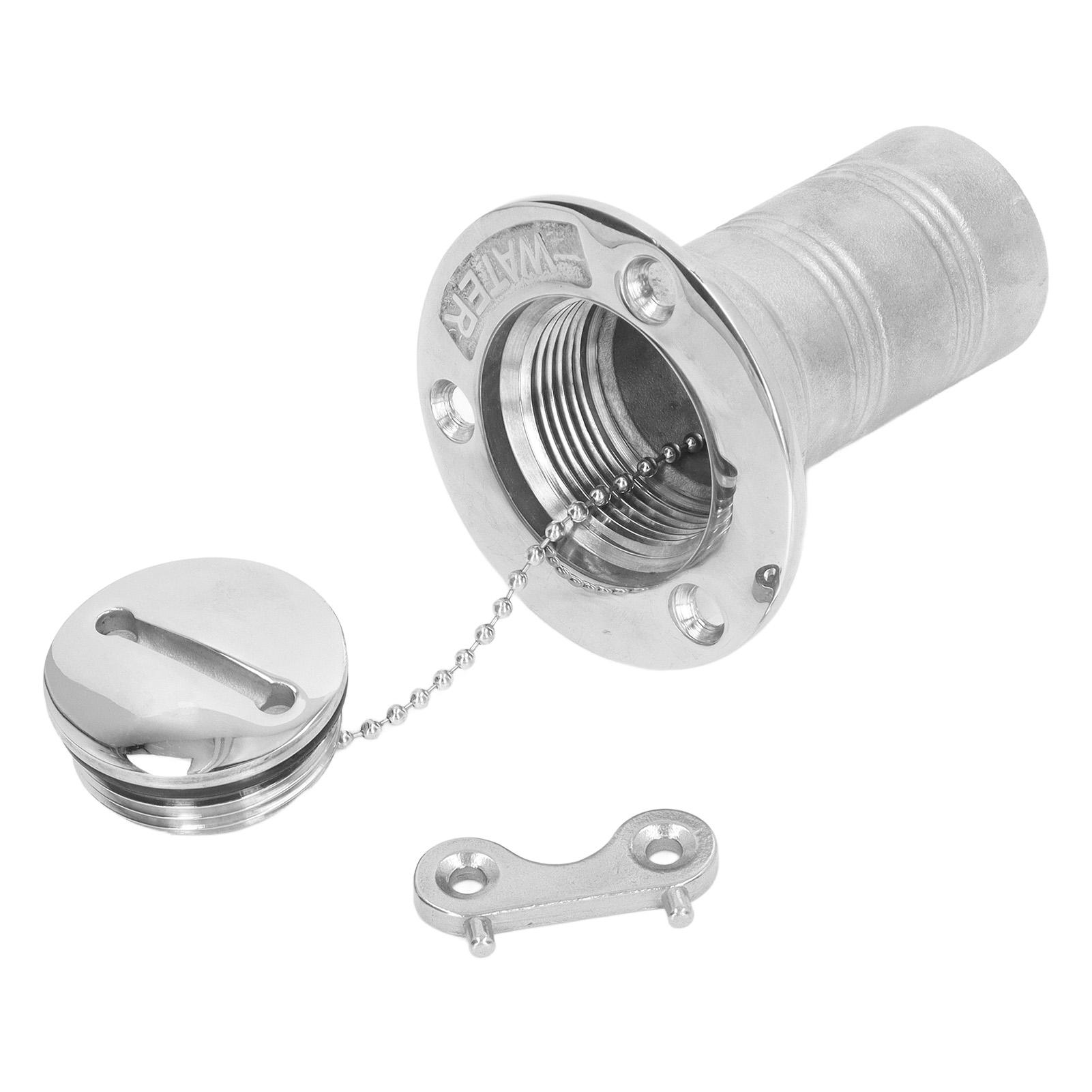 

38 мм крышка заливной горловины для палубы лодки из нержавеющей стали для морского оборудования, аксессуары