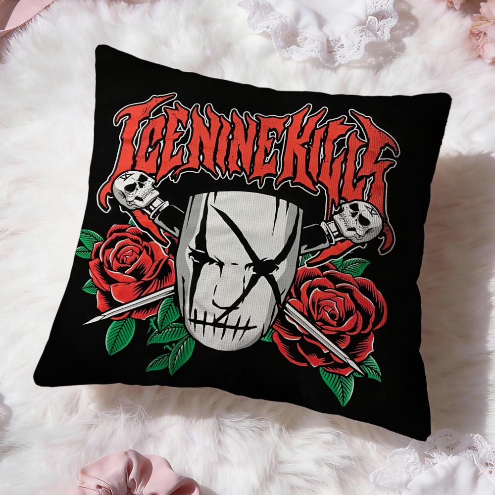 I-Ice Nine K-Kills Band Cushion Cover Premium Comfort Reversible Pillow Cove -Two in One Design for Any Room & Car Interior