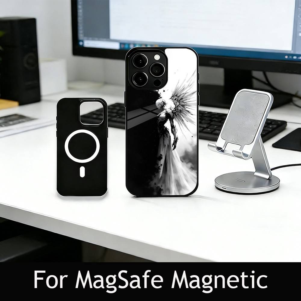 G-Gothic Cyber Sigil Phone Case For iPhone17,16,15,14,13,12,11 Plus,Pro Magnetic with Magsafe Wireless Charging