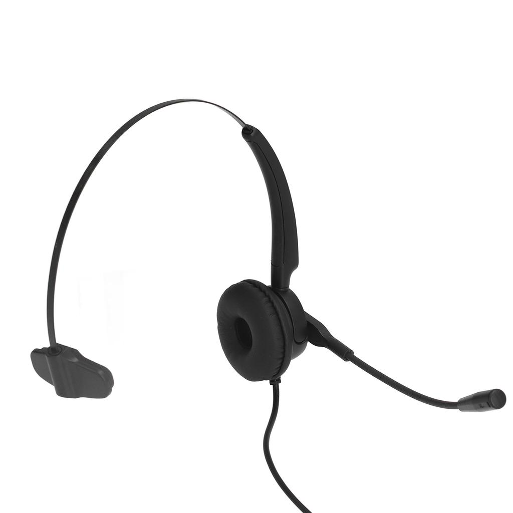 Call Center Headset USB Adjustable Wired Service Headphone with Noise Cancelling Microphone for Offi