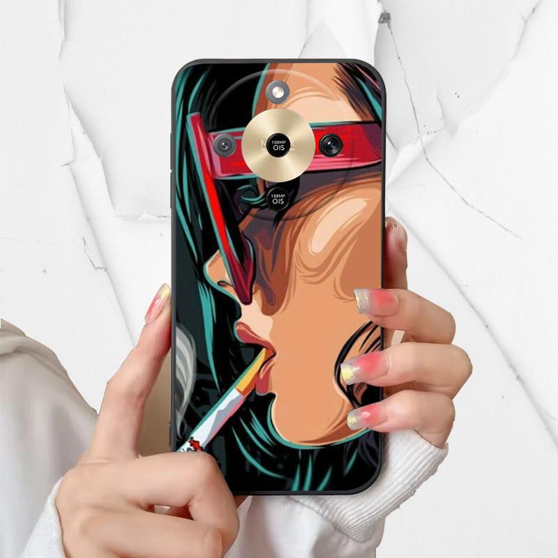 For Honor X9d Case Soft TPU Phone Case For Honor Magic8 Lite Matte Back Cover For Honor X70 Shockproof Silicone Bumper Funda