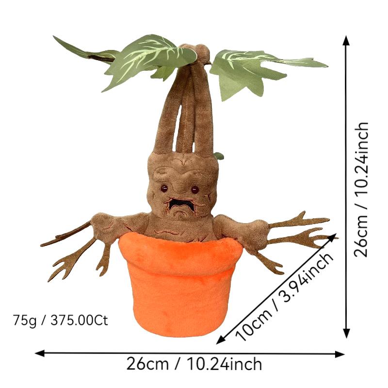 Musical Doll Mandrake Plush Toy Cartoon Soft Stuffed Anime Plush Doll For Christmas Gift Home Decoration Fans Collect Gift