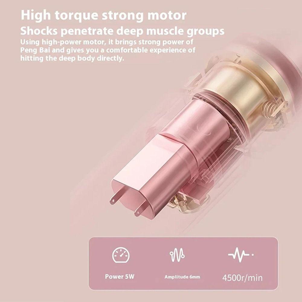 USB Rechargeable Handheld Massage Device High-Frequency Vibration Deep Tissue Massager Massagers